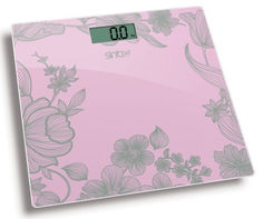 Напольные весы SINBO SBS 4429, до 180кг, цвет: розовый