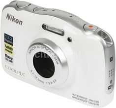Цифровой фотоаппарат NIKON CoolPix W100, белый