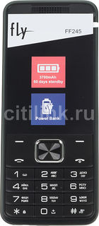Мобильный телефон FLY FF245, серый