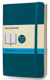 Блокнот Moleskine CLASSIC SOFT Pocket 90x140мм 192стр. пунктир мягкая обложка фиксирующая резинка би [qp614b6]
