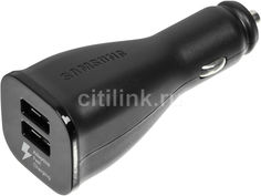 Автомобильное зарядное устройство SAMSUNG EP-LN920BBEGRU, 2xUSB, 2A, черный