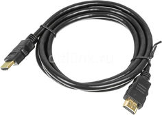 Кабель аудио-видео BURO HDMI (m) - HDMI (m) , ver 1.4, 1.5м, черный [bhp hdmi 1.5]