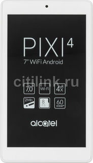Планшет ALCATEL Pixi 4 7.0, 1GB, 8GB, Android 6.0 белый [8063-3balru1]