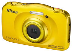Цифровой фотоаппарат NIKON CoolPix W100, желтый