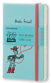 Блокнот Moleskine Limited Edition TOY STORY Pocket 90x140мм 192стр. линейка голубой [letsmm710]