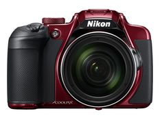 Цифровой фотоаппарат NIKON CoolPix B700, красный