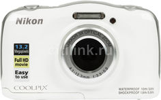Цифровой фотоаппарат NIKON CoolPix W100, белый