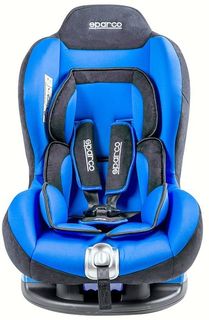 Автокресло детское SPARCO F5000K BL, 0+/1, синий/черный