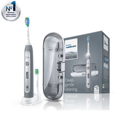 Электрическая зубная щетка PHILIPS Sonicare FlexCare Platinum HX9112/12 серый