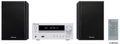 Музыкальный центр PIONEER X-HM16-S, серебристый