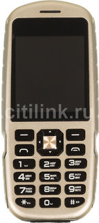 Мобильный телефон GINZZU R1D, золотистый