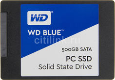 SSD накопитель WD WD Blue WDS500G1B0A 500Гб, 2.5&quot;, SATA III