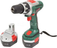 Дрель-шуруповерт HAMMER Flex ACD142, с двумя аккумуляторами [34839]