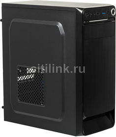 Корпус ATX ACCORD E-01, Midi-Tower, без БП, черный