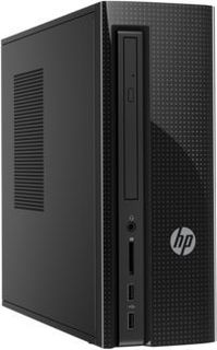 Компьютер HP 260-a120ur, Intel Pentium J3710, DDR3L 4Гб, 500Гб, Intel HD Graphics 405, DVD-RW, CR, Windows 10 Home, черный [z0j80ea]