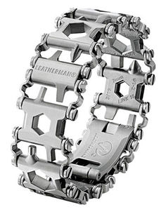Браслет многофункц. Leatherman TREAD Metric (832325) серебристый подар.коробка
