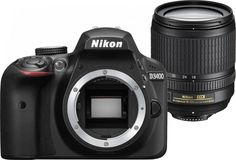 Зеркальный фотоаппарат NIKON D3400 kit ( 18-105mm f/3.5-5.6 VR), черный