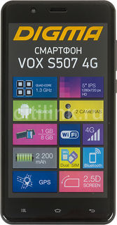 Смартфон DIGMA S507 4G VOX, черный