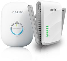 Адаптер Netis PL7622 KIT AV600 Powerline 2.4GHz 802.11b/g/n