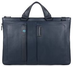 Сумка Piquadro Pulse CA4021P15/BLU3 синий натур.кожа