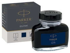 Флакон с чернилами Parker Quink Ink Z13 (1950378) черный/синие чернила 57мл для ручек перьевых