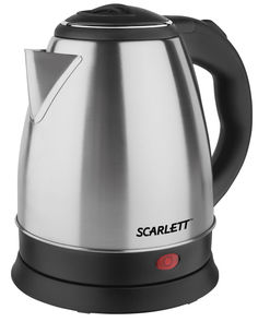 Чайник электрический SCARLETT SC-EK21S40, 1500Вт, серебристый и черный