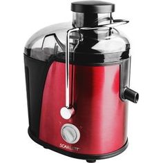 Соковыжималка SCARLETT SC-JE50S15, центробежная, красный [sc - je50s15]