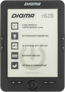 Электронная книга DIGMA R62B, 6&quot;, черный