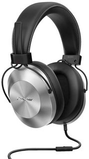 Наушники PIONEER SE-MS5T-S, мониторы, серебристый, проводные