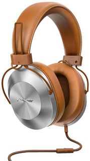 Наушники PIONEER SE-MS5T-T, мониторы, коричневый, проводные