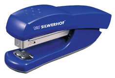 Степлер Silwerhof 401066-02 DEBUT 24/6 26/6 (20листов) синий 100скоб пластик