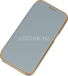 Чехол (флип-кейс) SAMSUNG Neon Flip Cover, для Samsung Galaxy A3 (2017), синий [ef-fa320plegru]