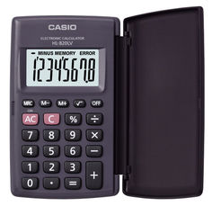 Калькулятор CASIO HL-820LV, 8-разрядный, черный