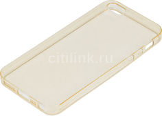 Чехол (клип-кейс) REDLINE iBox Crystal, для Apple iPhone 5/5s/SE, золотистый [ут000009615]