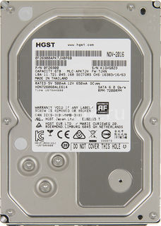 Жесткий диск HGST NAS H3IKNAS600012872SWW, 6Тб, HDD, SATA III, 3.5&quot; [0s04007]