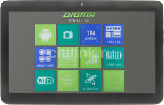 Планшет DIGMA CITI 1511 3G, 1GB, 8GB, 3G, Android 6.0 черный [ct1117pg]