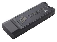 Флешка USB CORSAIR Voyager GS 128Гб, USB3.0, серый [cmfvygs3c-128gb]