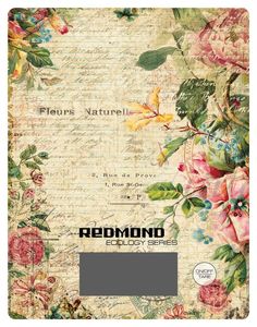 Весы кухонные REDMOND RS-736, рисунок/цветы