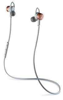 Гарнитура PLANTRONICS BackBeat Go 3, вкладыши, белый/оранжевый, беспроводные bluetooth