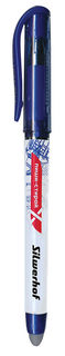Ручка гелевая Silwerhof ПИШИ-СТИРАЙ (016075-02) 0.5мм синие чернила +ластик индив. пакет с европодве