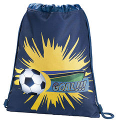 Сумка для обуви Hama Soccer 00139107 синий/голубой 33x40см 1 отдел. б/карм. полиэстер