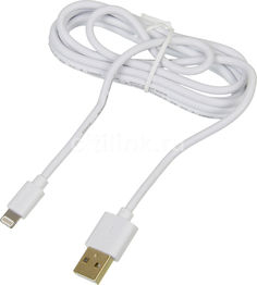 Кабель HAMA GoldMFi, Lightning MFi - USB 2.0, 1.5м, белый [00173640]