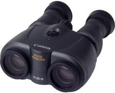 Бинокль CANON Binocular IS, 8 x 25, Porro, черный [7562a019]