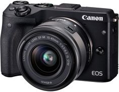 Фотоаппарат CANON EOS M3 kit ( 15-45 IS STM f/ 3.5-6.3), черный [9694b142]