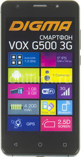 Смартфон DIGMA G500 3G VOX, черный