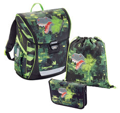 Ранец Step By Step BaggyMax Fabby Green Dino 3 предмета [00138630]
