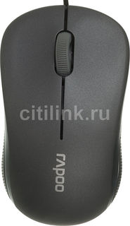 Мышь RAPOO N1130 оптическая проводная USB, серый