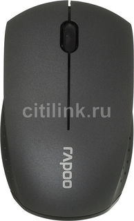 Мышь RAPOO Mini 3360 оптическая беспроводная USB, серый