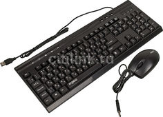 Комплект (клавиатура+мышь) RAPOO NX1710, USB, проводной, черный