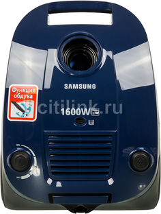 Пылесос SAMSUNG SC4140, 1600Вт, синий